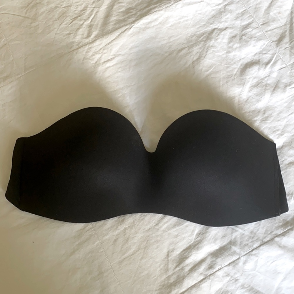 Soma black strapless bra